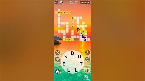 Wordscapes level 202 in the Dusk Pack category and Sky Group subcategory contains 15 words and the letters AEGHMO making it a relatively hard level. . Wordscapes puzzle 1208
